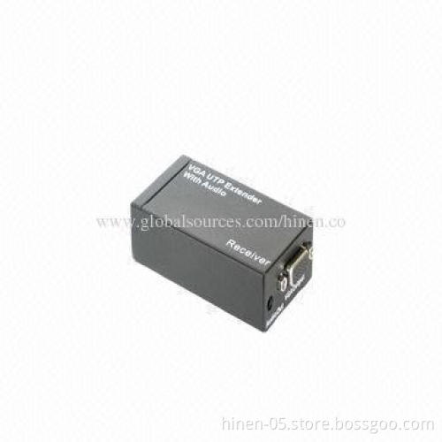 VGA UTP Extender 1X1 Splitter with Audio, Supports Resolution up to 1920x1200